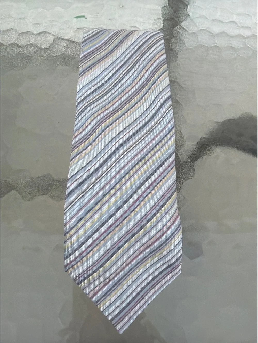 Vintage Hermès Paris Men's Silk Striped Tie Made in France 7582 TA